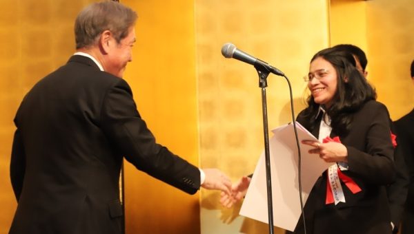 Dr. Aakanksha Sud is awarded the Tokin Foundation Encouragement Award